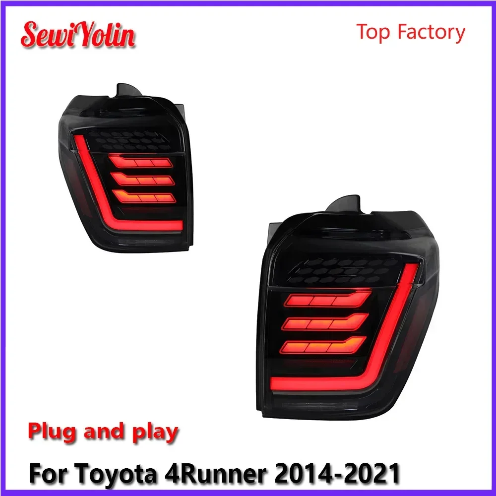 Car LED Tail Light Accessories For Toyota 4Runner 2014-2021 Auto Rear Fog DRL Brake Turn Signal Lamp Plug And Play
Car LED Tail Light Accessories For Toyota 4Runner 2014-2021 Auto Rear Fog DRL Brake Turn Signal Lamp Plug And Play