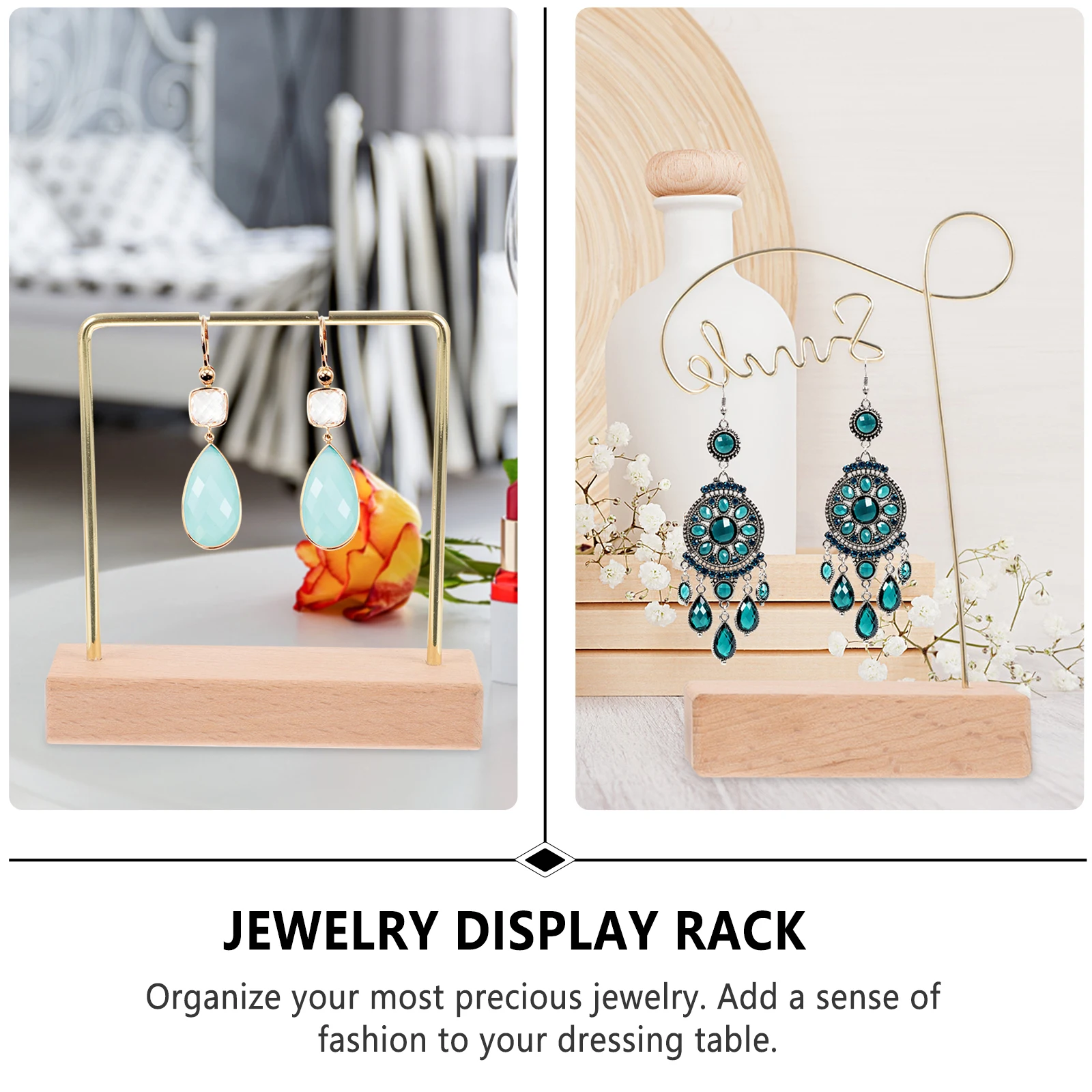3Pcs Jewelry Display Stand Nordic Style Wood Base Jewelry Organizer Storage Rack for Earrings Necklaces Bracelets Stable Holder
3Pcs Jewelry Display Stand Nordic Style Wood Base Jewelry Organizer Storage Rack for Earrings Necklaces Bracelets Stable Holder