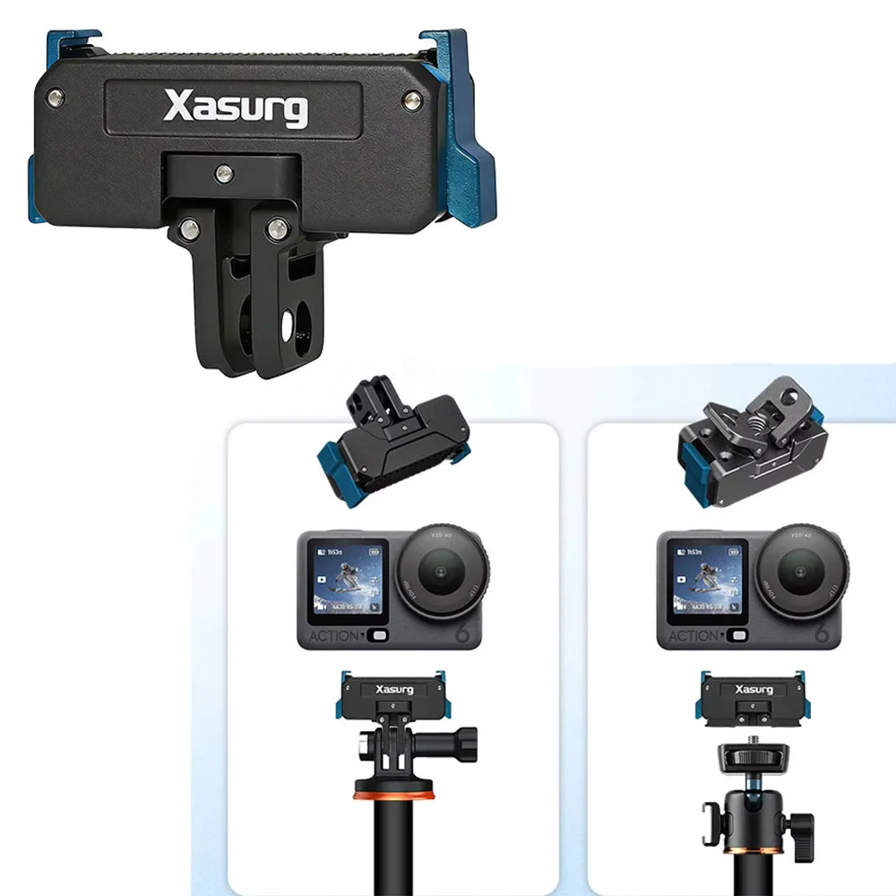 for DJI Osmo Action 6 360° Rotation Bidirectional Magnetic All-Metal Camera Mounting Base for DJI Osmo Nano Camera Accessories
for DJI Osmo Action 6 360° Rotation Bidirectional Magnetic All-Metal Camera Mounting Base for DJI Osmo Nano Camera Accessories