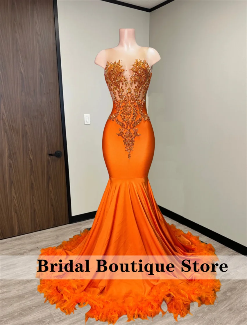 Orange Feathers Prom Dresses For Women 2026 Crystal Beading Gems Black Girls Birthday Party Gowns Long Evening Dress Customized
Orange Feathers Prom Dresses For Women 2026 Crystal Beading Gems Black Girls Birthday Party Gowns Long Evening Dress Customized