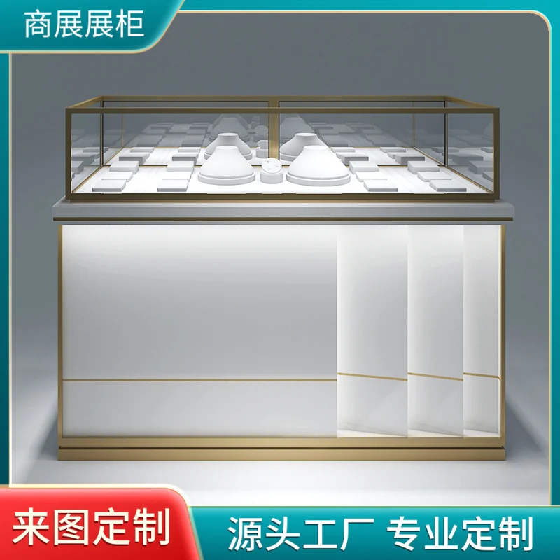 Customized. Jewelry Showcase Jewelry Watch Shopping Mall Stainless Steel Showcase Container Jade Ornament Display C
Customized. Jewelry Showcase Jewelry Watch Shopping Mall Stainless Steel Showcase Container Jade Ornament Display C