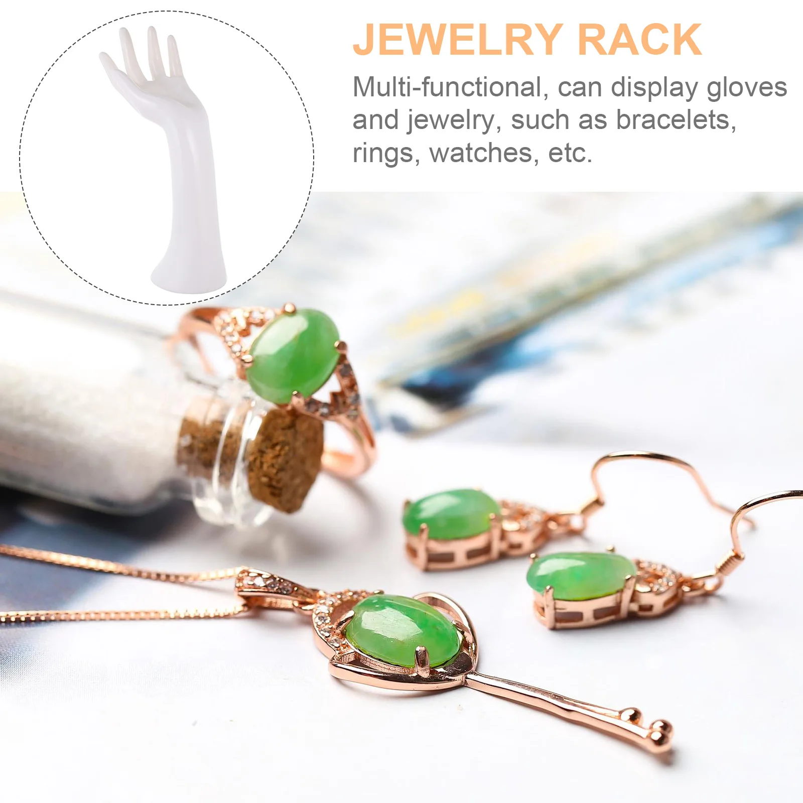 Hand Display Stand Pe Material Jewelry Ring Watch Holder Ornament Showcase For Retail Store Decor Hand Shaped Prop
Hand Display Stand Pe Material Jewelry Ring Watch Holder Ornament Showcase For Retail Store Decor Hand Shaped Prop