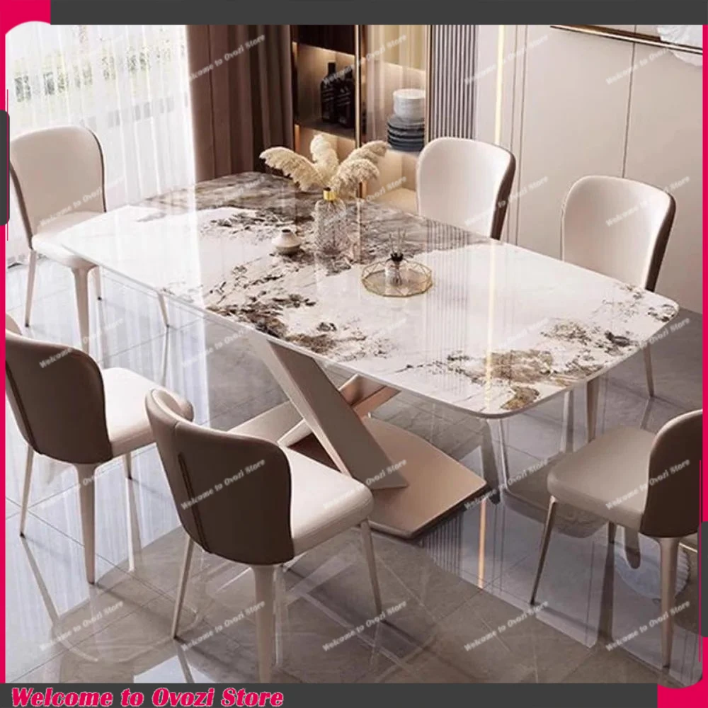 Nordic Living Dining Table Luxury Italy Waterproof Relaxing Dining Table Rectangle Minimalist Mesa Comedor Home Decoration
Nordic Living Dining Table Luxury Italy Waterproof Relaxing Dining Table Rectangle Minimalist Mesa Comedor Home Decoration