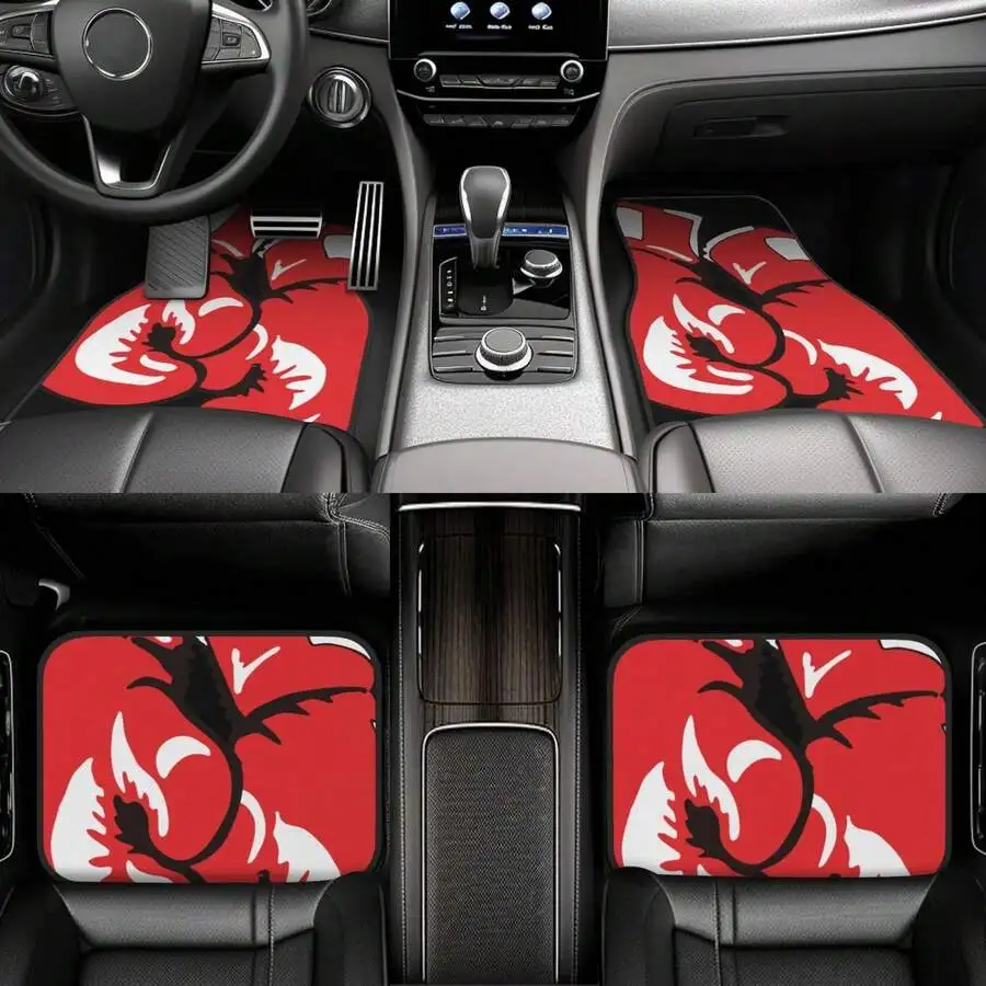 Universal Car Floor Mats Set Of 4 Red Floral Pattern Auto Interior Accessories For Sedan Truck
Universal Car Floor Mats Set Of 4 Red Floral Pattern Auto Interior Accessories For Sedan Truck
