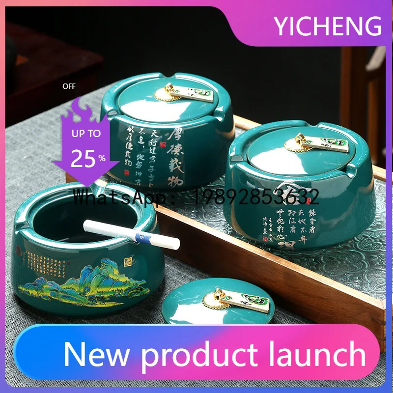 PYJ Creative Personality Ceramic Ashtray Home Retro Chinese Living Room Light Luxury Office Trend Ashtray
PYJ Creative Personality Ceramic Ashtray Home Retro Chinese Living Room Light Luxury Office Trend Ashtray