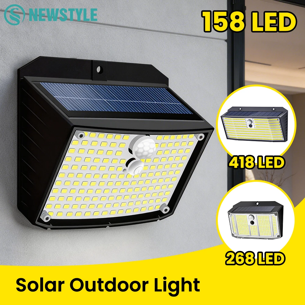 LED Solar Powered Light IP65 Waterproof Motion Sensor Super Bright Outdoor Wall Lamp Garden Patio Yard Fence Porch Balcony
LED Solar Powered Light IP65 Waterproof Motion Sensor Super Bright Outdoor Wall Lamp Garden Patio Yard Fence Porch Balcony