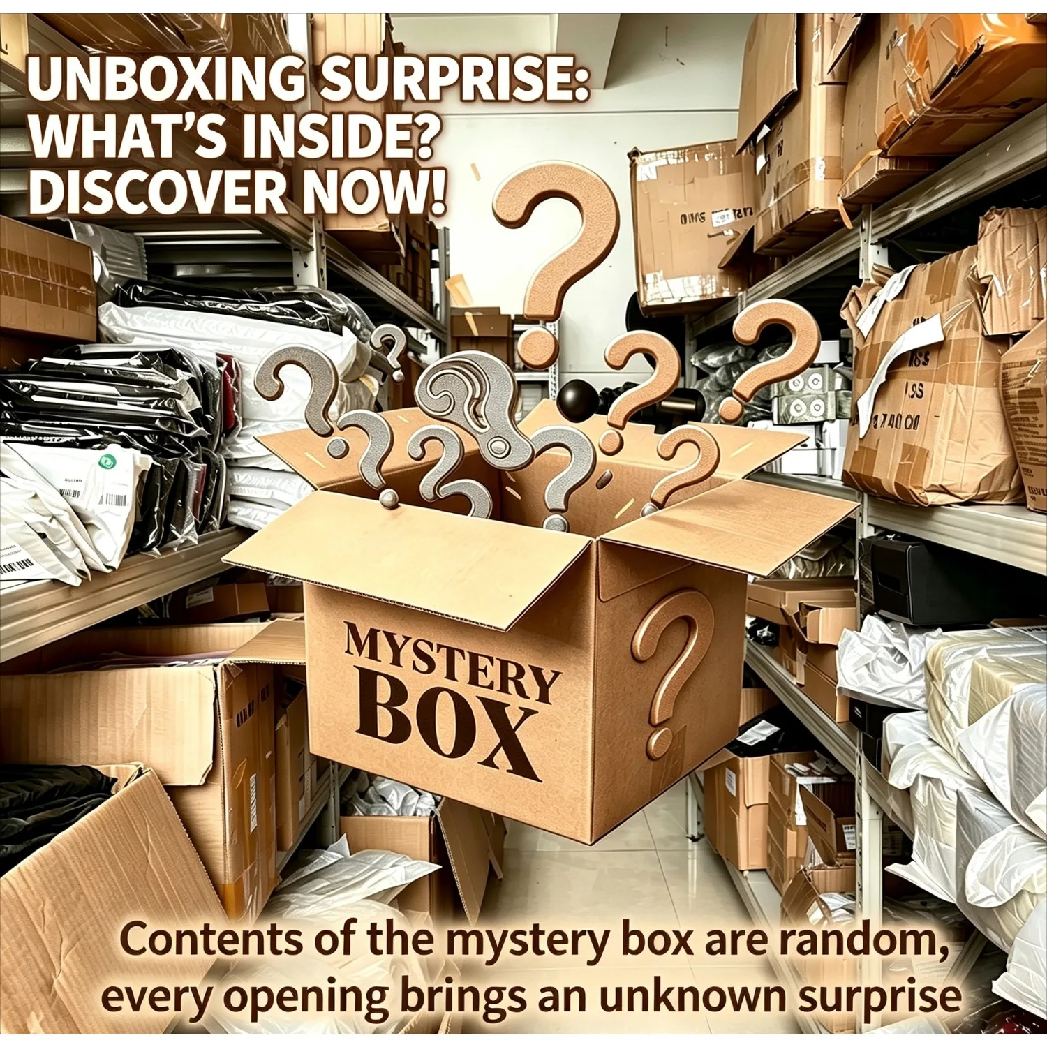 Mysterious Box 2026: Unique Random Gadgets & Cool Stuff, High-Quality Black Packaging, Perfect Gift for Men, Women, Teens
Mysterious Box 2026: Unique Random Gadgets & Cool Stuff, High-Quality Black Packaging, Perfect Gift for Men, Women, Teens