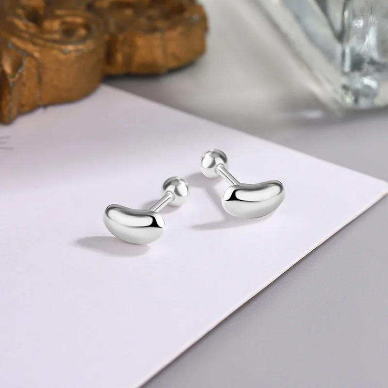 PANJBJ 925 Sterling Silver Tiny Bead Earring for Women Girl Smooth Korean Concise Temperament Jewelry Birthday Gift Dropshipping
PANJBJ 925 Sterling Silver Tiny Bead Earring for Women Girl Smooth Korean Concise Temperament Jewelry Birthday Gift Dropshipping