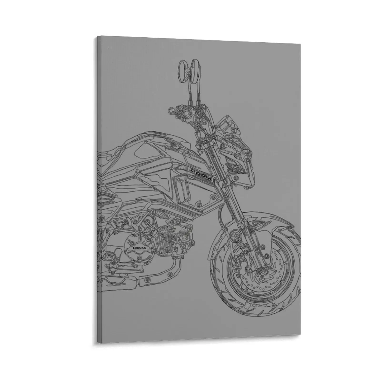 Honda Grom Wireframe Canvas Painting Wall decoration frame wall decoration art mural
Honda Grom Wireframe Canvas Painting Wall decoration frame wall decoration art mural