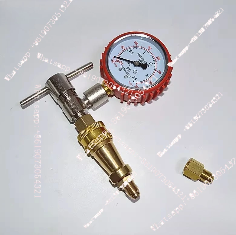 Refrigerator fluoridation quick coupling rotary refrigerant charging valve Refrigeration maintenance pressure holding
Refrigerator fluoridation quick coupling rotary refrigerant charging valve Refrigeration maintenance pressure holding