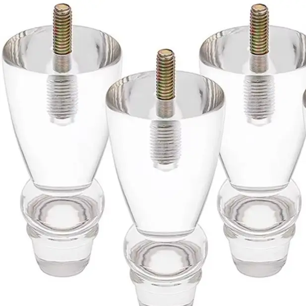 4pcs Acrylic Sofa Legs Modern Clear Cabinet Feet With Iron Nut For Couch Table Chair Furniture Replacement Home Decor
4pcs Acrylic Sofa Legs Modern Clear Cabinet Feet With Iron Nut For Couch Table Chair Furniture Replacement Home Decor