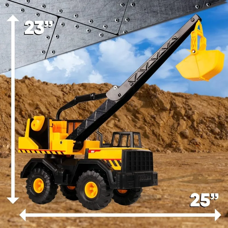 Steel Classics Mighty Crane - Made With Steel & Sturdy Plastic, Yellow Toy Construction Truck, Boys And Girls, Kids, Toddl
Steel Classics Mighty Crane - Made With Steel & Sturdy Plastic, Yellow Toy Construction Truck, Boys And Girls, Kids, Toddl