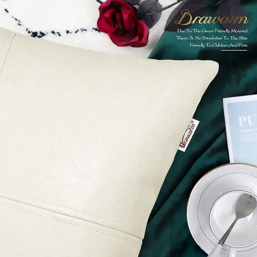Faux Leather Throw Pillow Covers 16 X 16 Inches, Cream Leather Pillow Cover, Hand ed Leather Decorative Pillow Cover For
Faux Leather Throw Pillow Covers 16 X 16 Inches, Cream Leather Pillow Cover, Hand ed Leather Decorative Pillow Cover For