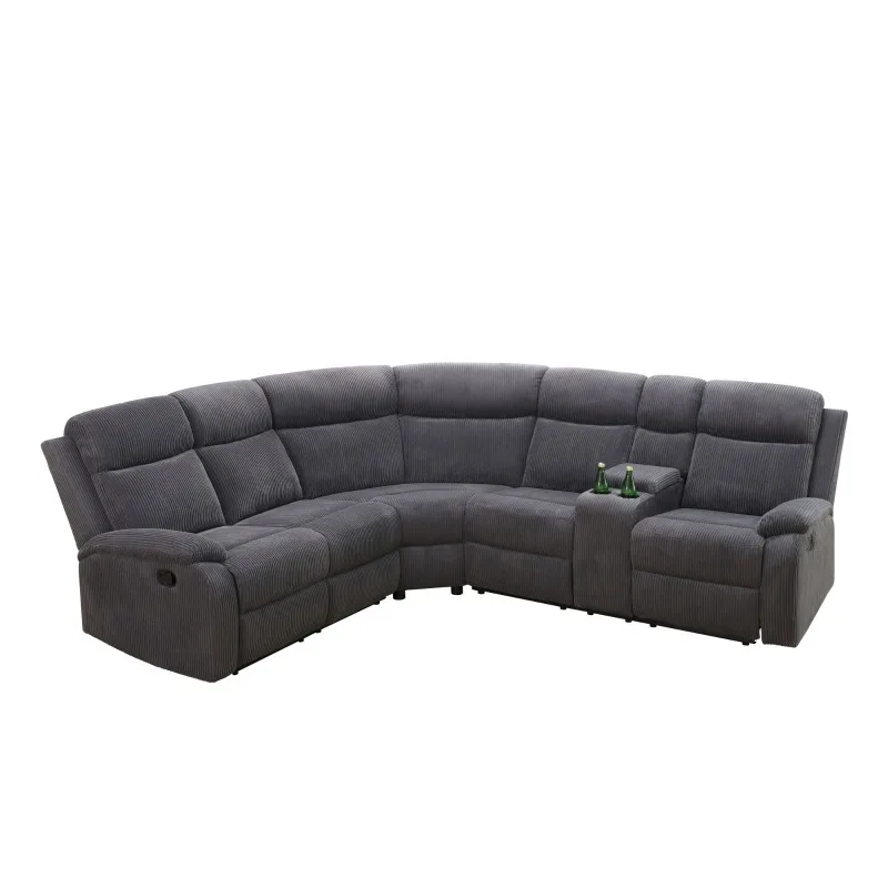 Dark Grey Stripe Fabric Living Room Recliner Intelligent 3-Piece Sofa Set living room furniture furniture living room
Dark Grey Stripe Fabric Living Room Recliner Intelligent 3-Piece Sofa Set living room furniture furniture living room