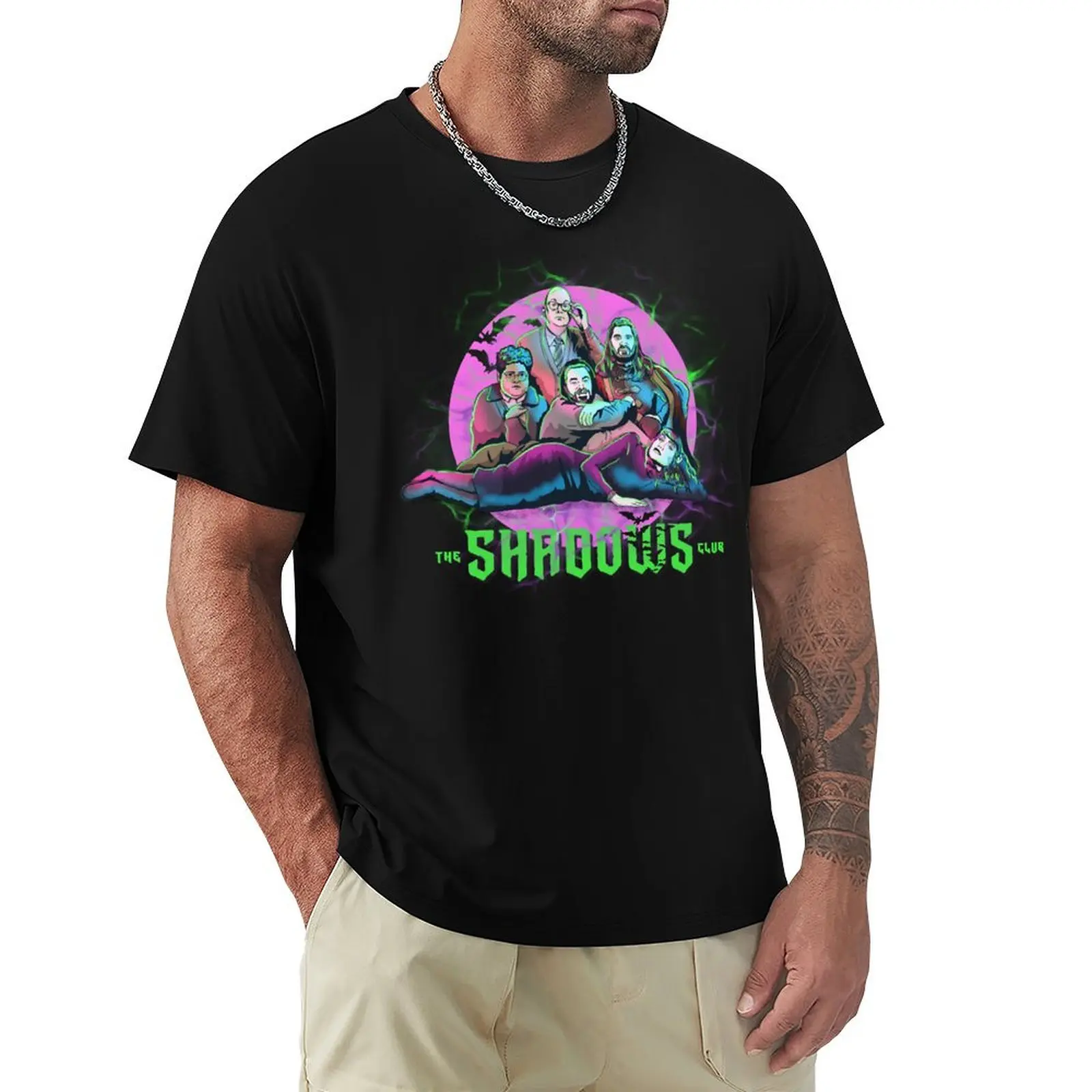 Shadows Club T-Shirt Outdoor Work Short Sleeve Top
Shadows Club T-Shirt Outdoor Work Short Sleeve Top