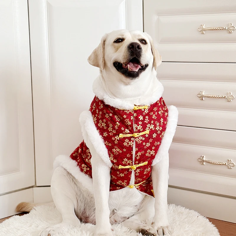 Chinese New Year Dog Clothing Big Large Pet Clothes Tang Suit Corgi Shiba Inu Border Collie Labrador Husky Golden Retriever Coat
Chinese New Year Dog Clothing Big Large Pet Clothes Tang Suit Corgi Shiba Inu Border Collie Labrador Husky Golden Retriever Coat