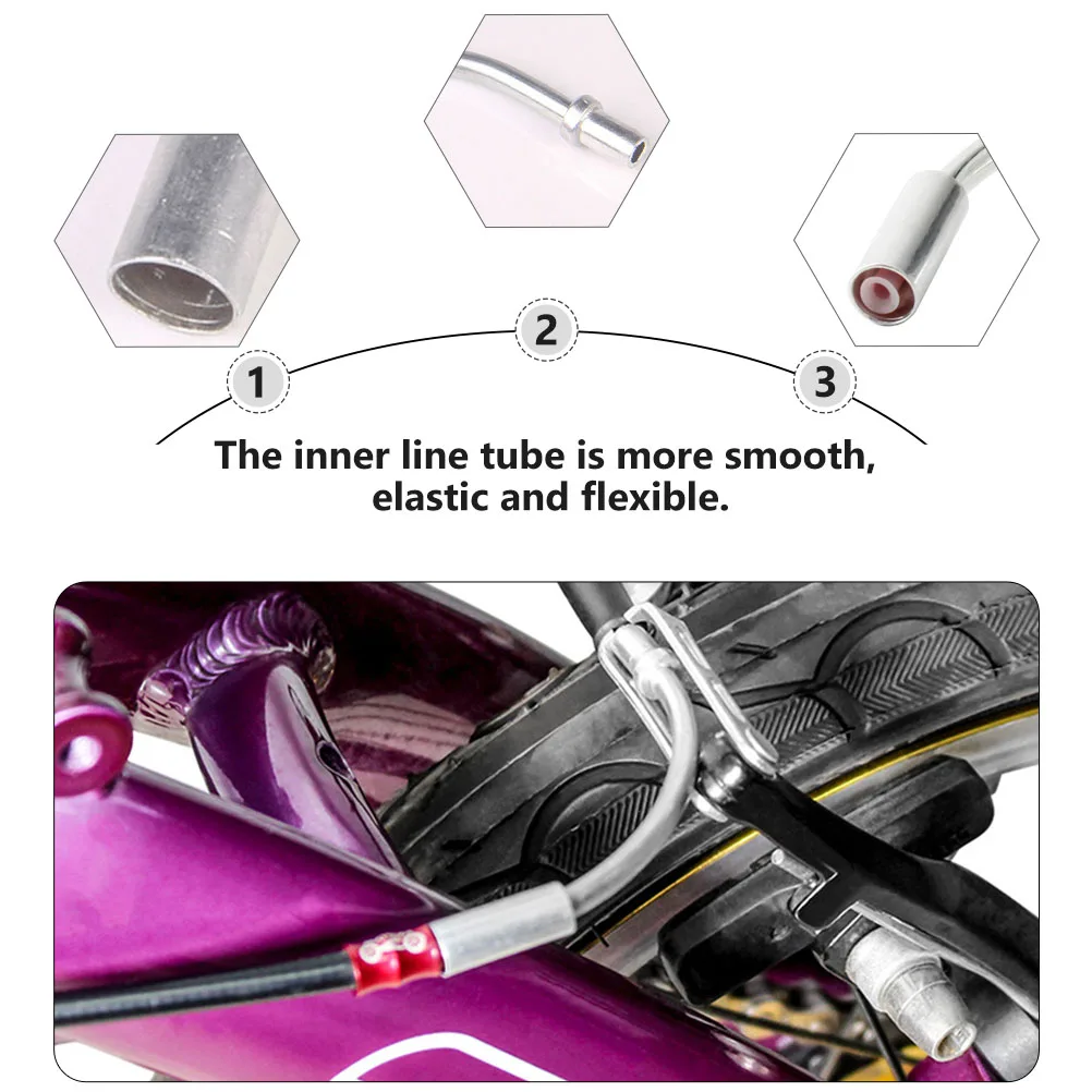 20 Pcs Aluminum Bent Tube Durable Lightweight Bike Cable Housing Brake Guide Parts Replacement Accessories Bike Supplies
20 Pcs Aluminum Bent Tube Durable Lightweight Bike Cable Housing Brake Guide Parts Replacement Accessories Bike Supplies