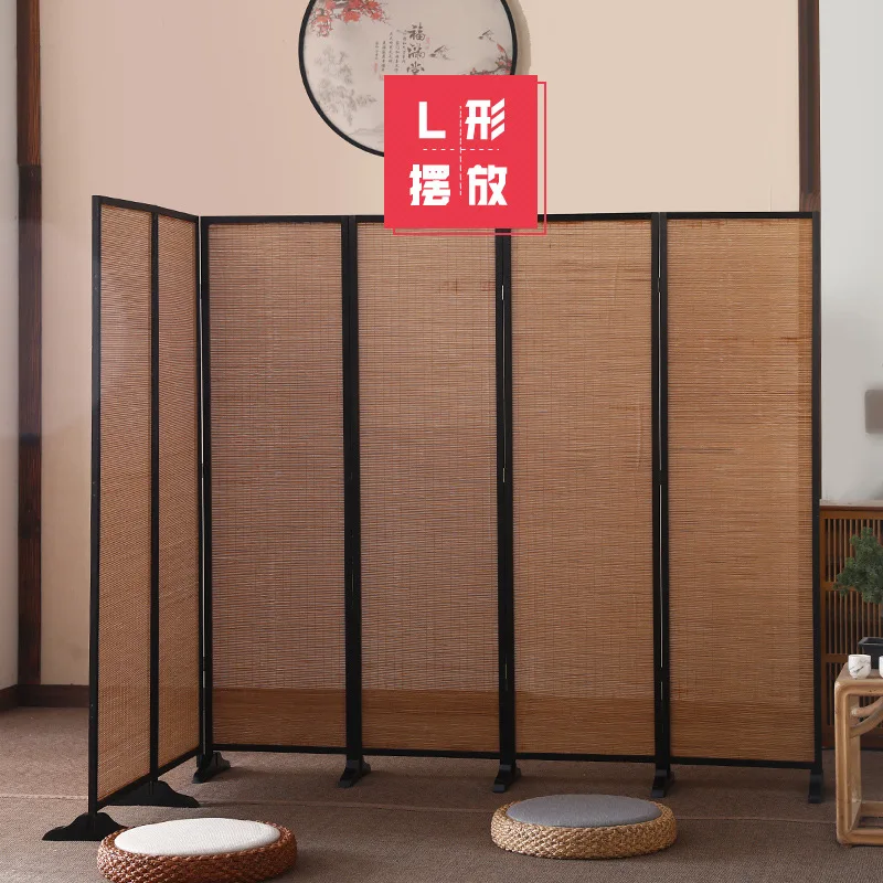 Mobile folding screen partition solid wood hotel flat wind home office cover living room bedroom entrance Chinese bamboo screen
Mobile folding screen partition solid wood hotel flat wind home office cover living room bedroom entrance Chinese bamboo screen
