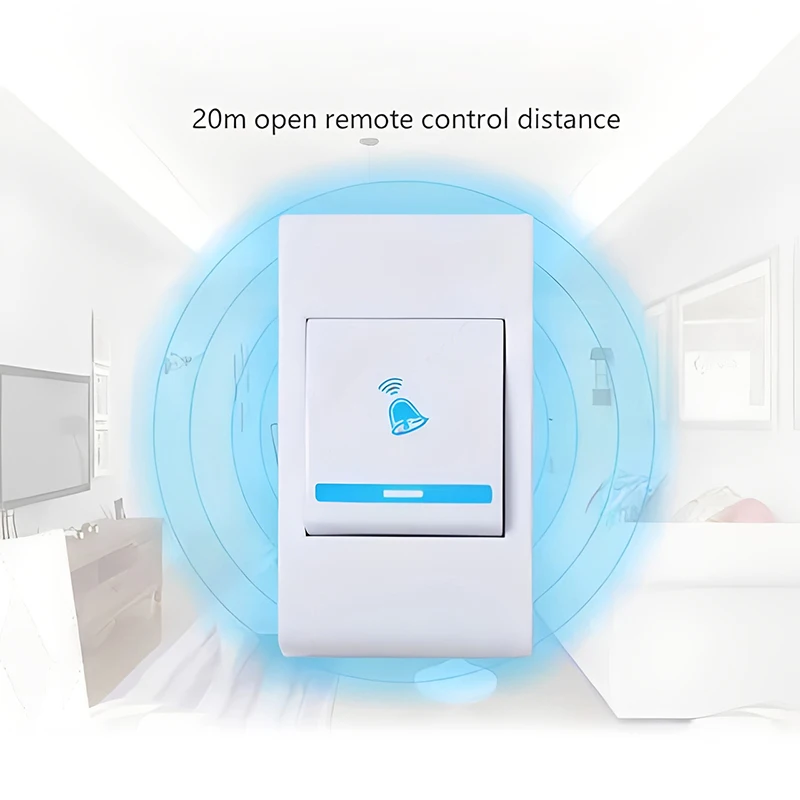 Intelligent Wireless Remote Control Doorbell Home Company Doorbell With 36 Songs
Intelligent Wireless Remote Control Doorbell Home Company Doorbell With 36 Songs
