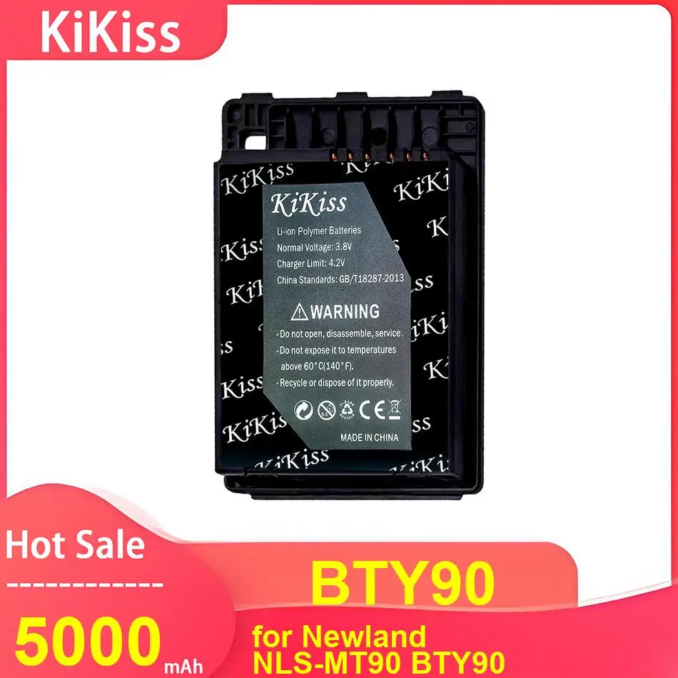 Аккумулятор KiKiss для Newland NLS-MT90 BTY90, аккумуляторы BTY90 5000 мАч
Аккумулятор KiKiss для Newland NLS-MT90 BTY90, аккумуляторы BTY90 5000 мАч