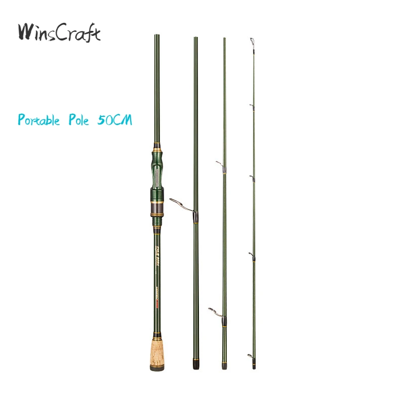 WinsCraft-Ultralight High Carbon Lure Fishing Rod, Portable Casting Rod, Carp Feeder Spining Pole, 1.83M, 2.1m, 2.4m, 4 Sectio
WinsCraft-Ultralight High Carbon Lure Fishing Rod, Portable Casting Rod, Carp Feeder Spining Pole, 1.83M, 2.1m, 2.4m, 4 Sectio