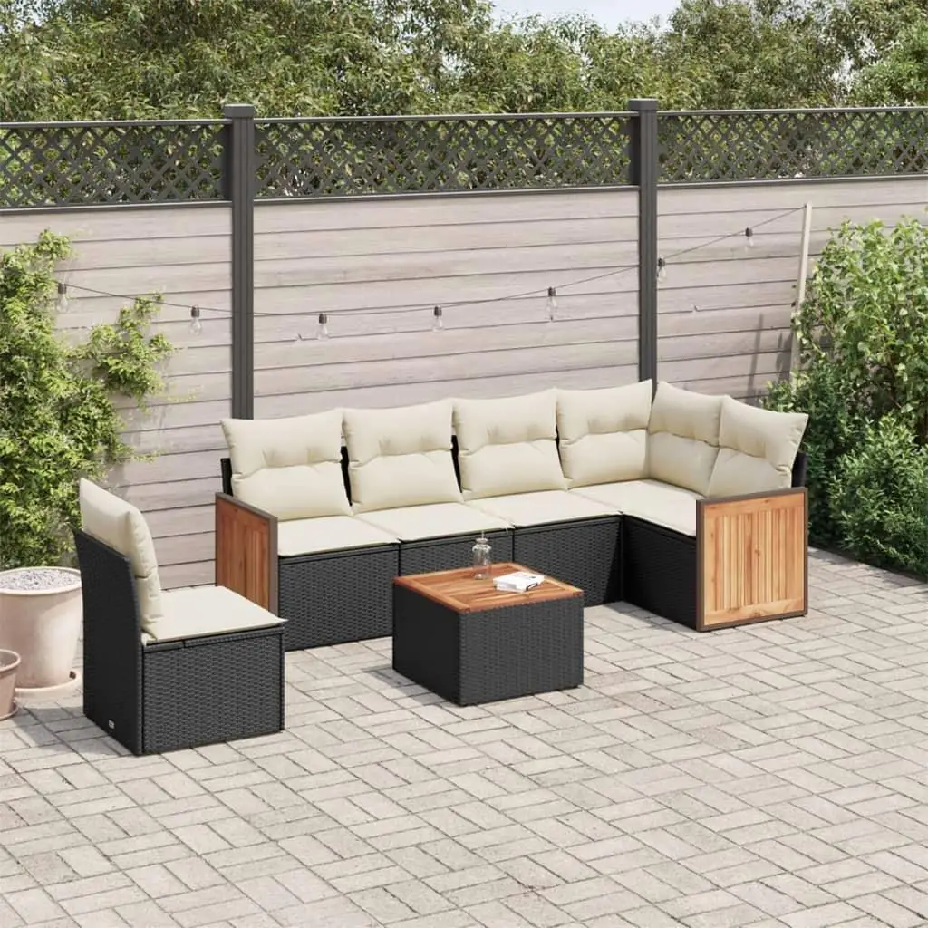 Elegant Black and Cream White Garden Sofa Set Durable Powder-coated Steel Large Outdoor Furniture
Elegant Black and Cream White Garden Sofa Set Durable Powder-coated Steel Large Outdoor Furniture