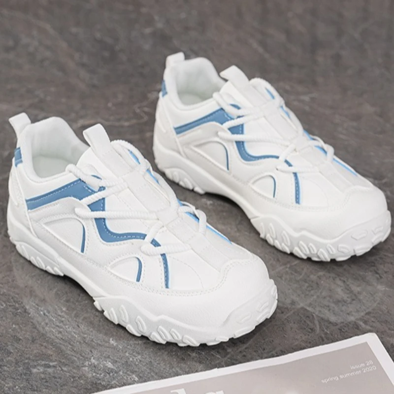 Женские разноцветные модные легкие нескользящие повседневные спортивные туфли большого размера на плоской подошве с круглым носком и шнуровкой
Женские разноцветные модные легкие нескользящие повседневные спортивные туфли большого размера на плоской подошве с круглым носком и шнуровкой