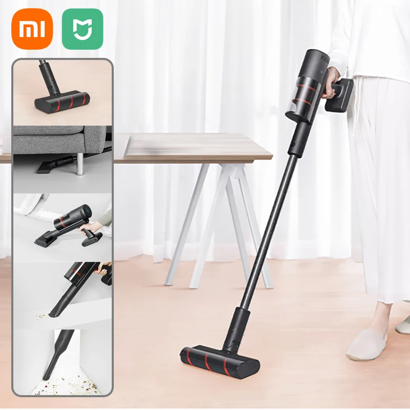 XIAOMI MIJIA Featherlize Carbon Fiber Wireless Vacuum Cleaner 21KPa Household Sweeping Multifunctional Cyclone Suction Cleaners
XIAOMI MIJIA Featherlize Carbon Fiber Wireless Vacuum Cleaner 21KPa Household Sweeping Multifunctional Cyclone Suction Cleaners