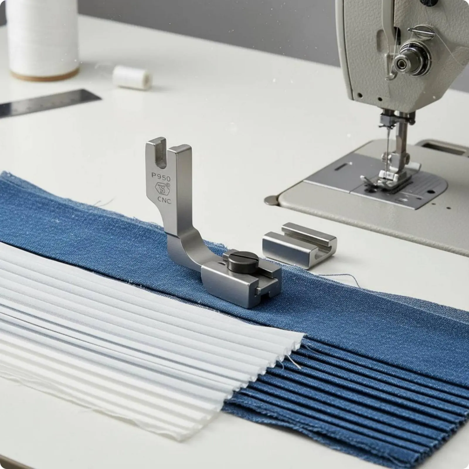 Pleating Foot CNC Precision Made Ruffler Foot Ruffler Attachment All-Steel Sewing Machine Accessory Low Shank Fit for Tailors
Pleating Foot CNC Precision Made Ruffler Foot Ruffler Attachment All-Steel Sewing Machine Accessory Low Shank Fit for Tailors