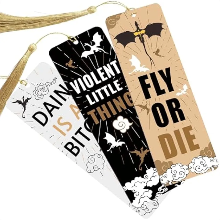 Dragon Acrylic Bookmarks Bookish Merch Book Lovers Unique Bookmark for Men Page Markers Reading Accessories Set of 3
Dragon Acrylic Bookmarks Bookish Merch Book Lovers Unique Bookmark for Men Page Markers Reading Accessories Set of 3