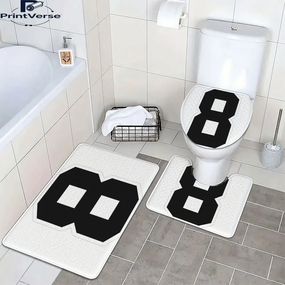 Минималистичный набор напольных ковриков для ванной комнаты номер 8, геометрический узор, можно стирать в машине, полиэстер, ткань, плотная,
Минималистичный набор напольных ковриков для ванной комнаты номер 8, геометрический узор, можно стирать в машине, полиэстер, ткань, плотная,