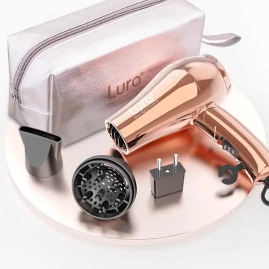 Mini Portable Travel Hair Dryer:Dual Voltage Small Lightweight Blow Dryer with EU Plug, 1200W Compact Hairdryer with Folding Ha
Mini Portable Travel Hair Dryer:Dual Voltage Small Lightweight Blow Dryer with EU Plug, 1200W Compact Hairdryer with Folding Ha