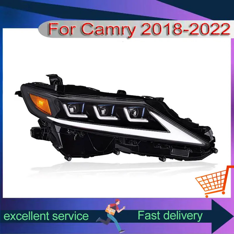 Автоматическая фара для Toyota Camry 2018-2023 года, модифицированная передняя фара, полностью светодиодная, с дневными ходовыми указателями поворота, автомобильная сборка
Автоматическая фара для Toyota Camry 2018-2023 года, модифицированная передняя фара, полностью светодиодная, с дневными ходовыми указателями поворота, автомобильная сборка