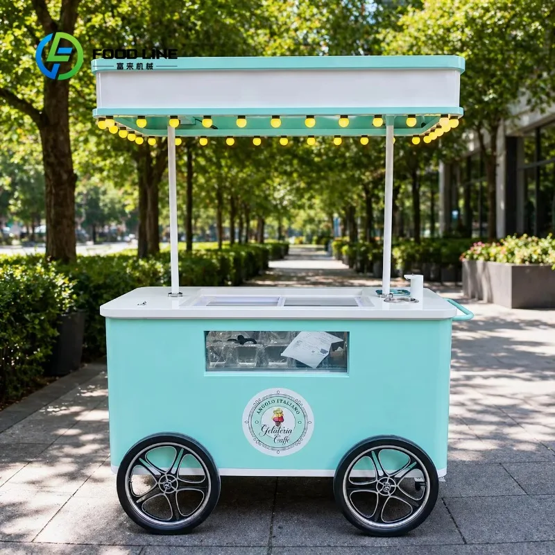 Custom Hand Push Cart Food Cart Ice Cream Cart Premium Durable Construction for Business Use
Custom Hand Push Cart Food Cart Ice Cream Cart Premium Durable Construction for Business Use