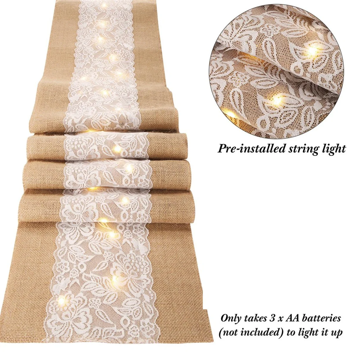 2025 + 6 упаковок, дорожка из мешковины со светодиодной подсветкой, кружевная, деревенская, натуральная, в стиле бохо, для свадебного декора в фермерском доме, 12x108 дюймов
2025 + 6 упаковок, дорожка из мешковины со светодиодной подсветкой, кружевная, деревенская, натуральная, в стиле бохо, для свадебного декора в фермерском доме, 12x108 дюймов