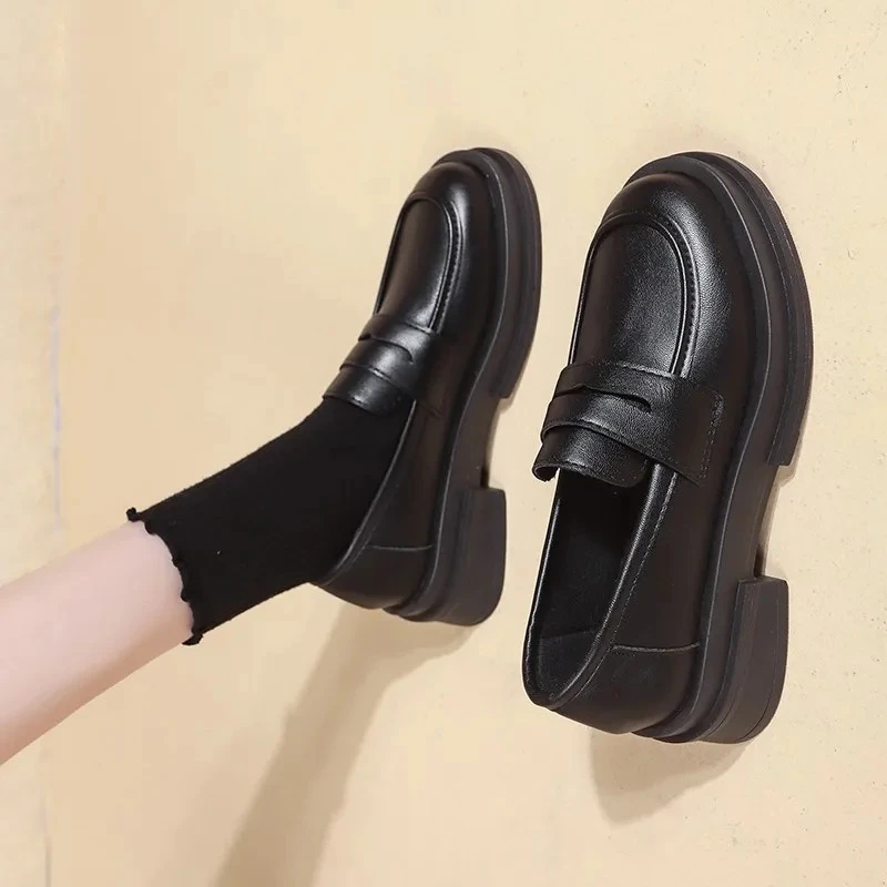 New Japanese Style College Student Shoes Cosplay Lolita Shoes for Women/Girl Fashion Black/Coffee Uniform Platform Shoes 2024
New Japanese Style College Student Shoes Cosplay Lolita Shoes for Women/Girl Fashion Black/Coffee Uniform Platform Shoes 2024