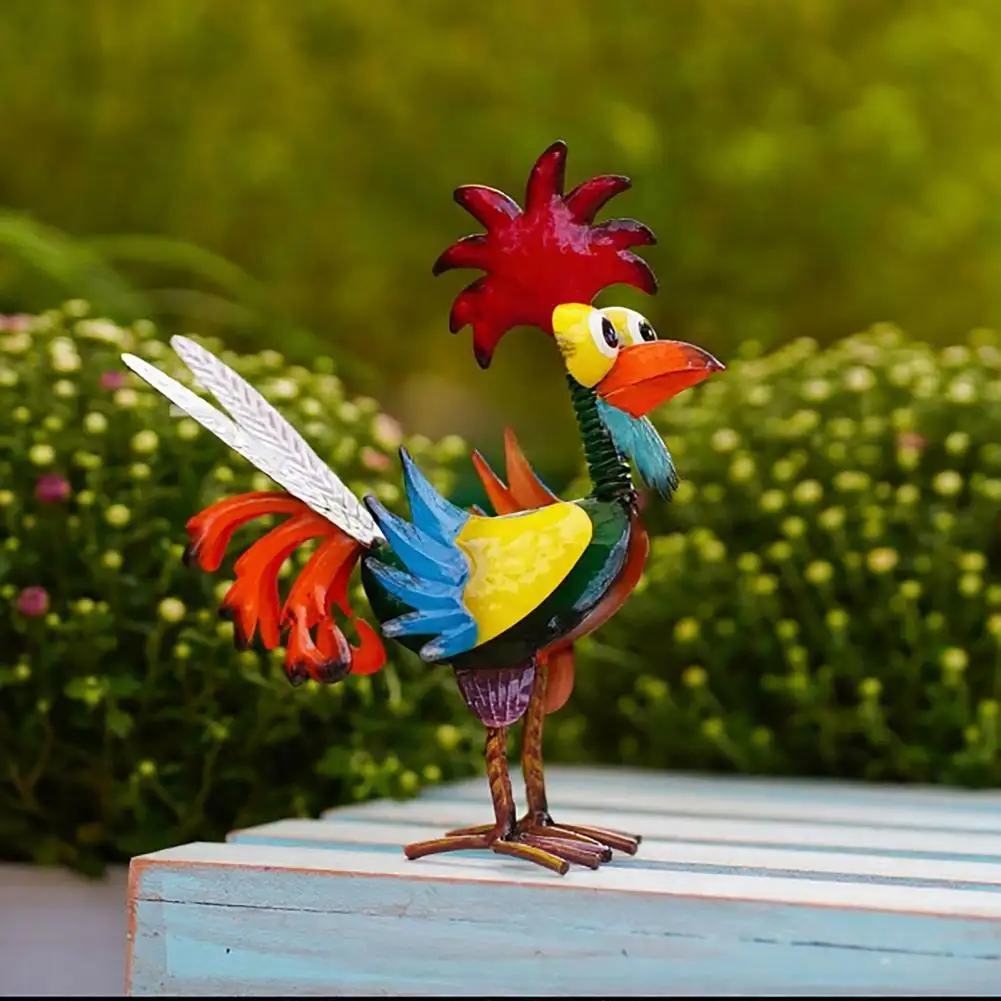 Lawn Chicken Decoration Metal Rooster Yard Statue Outdoor Garden Decor Backyard Patio Lawn Ornament Sculpture Gift for Chicken
Lawn Chicken Decoration Metal Rooster Yard Statue Outdoor Garden Decor Backyard Patio Lawn Ornament Sculpture Gift for Chicken