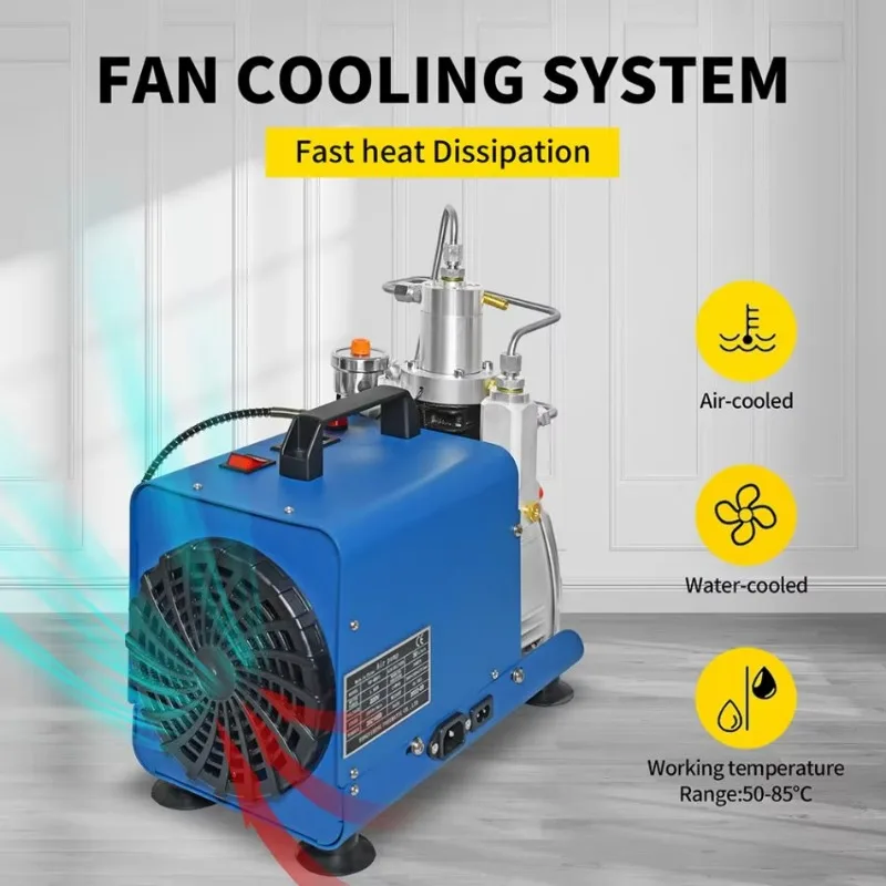 YONGHENG Wholesale OEM ODM 110V 220V Auto Stop 4500psi 300bar 30mpa Scuba Electric Diving Breathing Paintball Air Compressor
YONGHENG Wholesale OEM ODM 110V 220V Auto Stop 4500psi 300bar 30mpa Scuba Electric Diving Breathing Paintball Air Compressor