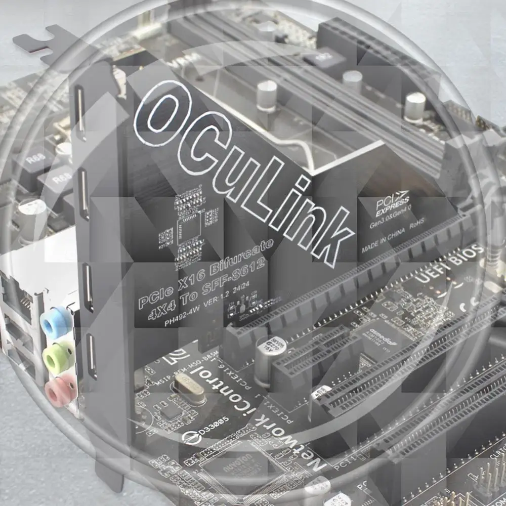 PCIe X16 To SFF 8611&8612 Adapter Card PCI Express PCI-E X16 SSD Convert Card PCle4.0 PCIE 16x To Oculink SFF-8612 & 861 Adapter
PCIe X16 To SFF 8611&8612 Adapter Card PCI Express PCI-E X16 SSD Convert Card PCle4.0 PCIE 16x To Oculink SFF-8612 & 861 Adapter