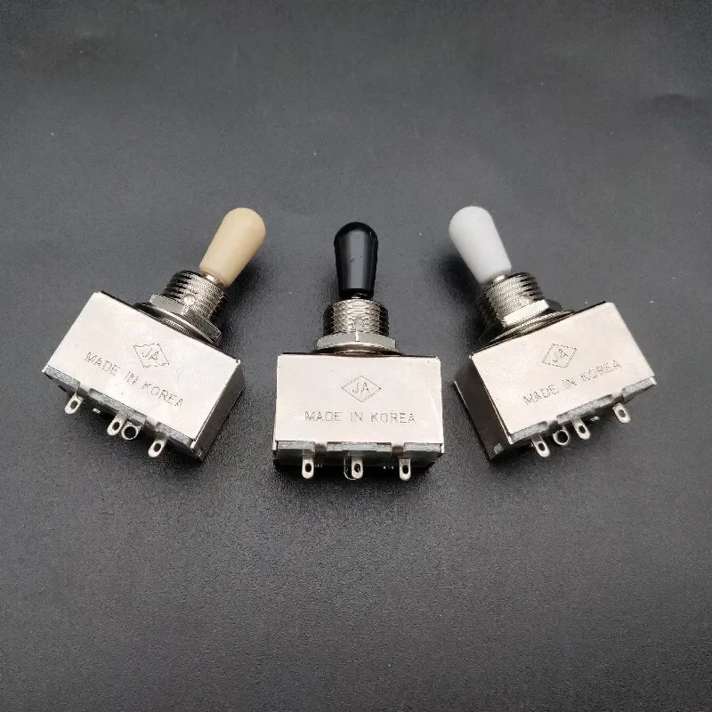 2Pcs Metal with Plastic Switch Cap 3 Way Toggle Switch for LP SG Electric Guitar High Quality 3 Way Control Guitarra Switch
2Pcs Metal with Plastic Switch Cap 3 Way Toggle Switch for LP SG Electric Guitar High Quality 3 Way Control Guitarra Switch