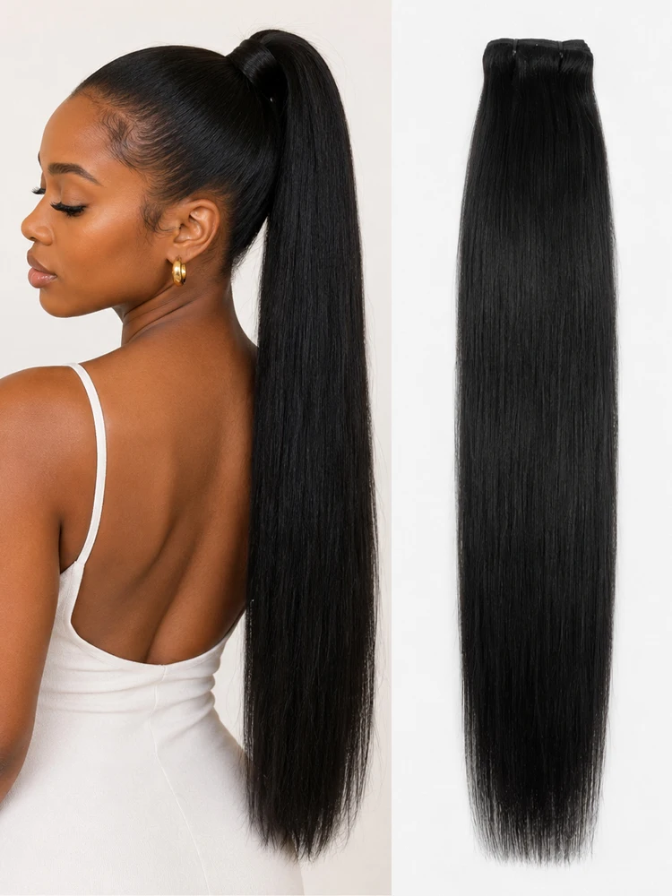 Premium Unprocessed Silky Brazilian Straight Human Hair Bundles Extension For DIY Wrap Around Ponytail Human Hair Weft Bundles
Premium Unprocessed Silky Brazilian Straight Human Hair Bundles Extension For DIY Wrap Around Ponytail Human Hair Weft Bundles