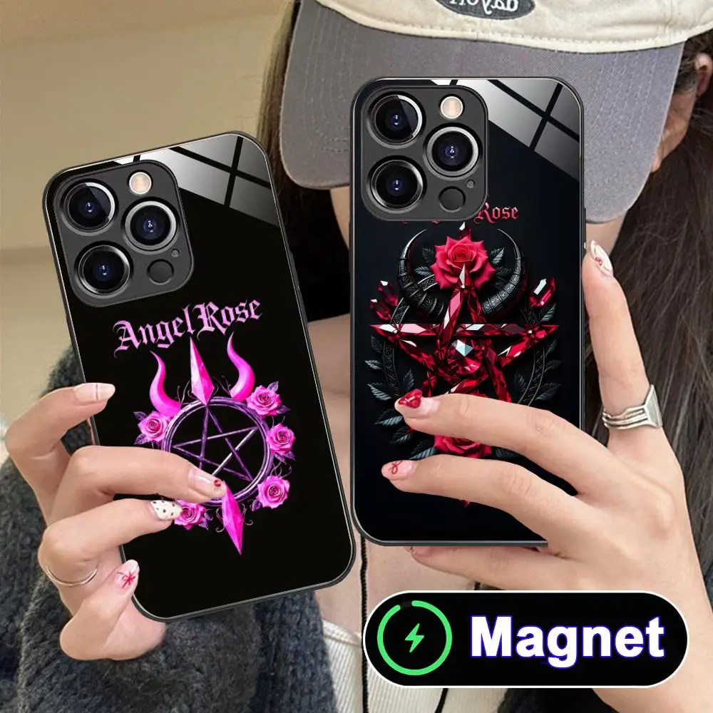 Angel Rose Phone Case for iPhone 17 16 15 14 13 12 11 Air Pro Max Plus Mini Glass MagSafe Cover
Angel Rose Phone Case for iPhone 17 16 15 14 13 12 11 Air Pro Max Plus Mini Glass MagSafe Cover