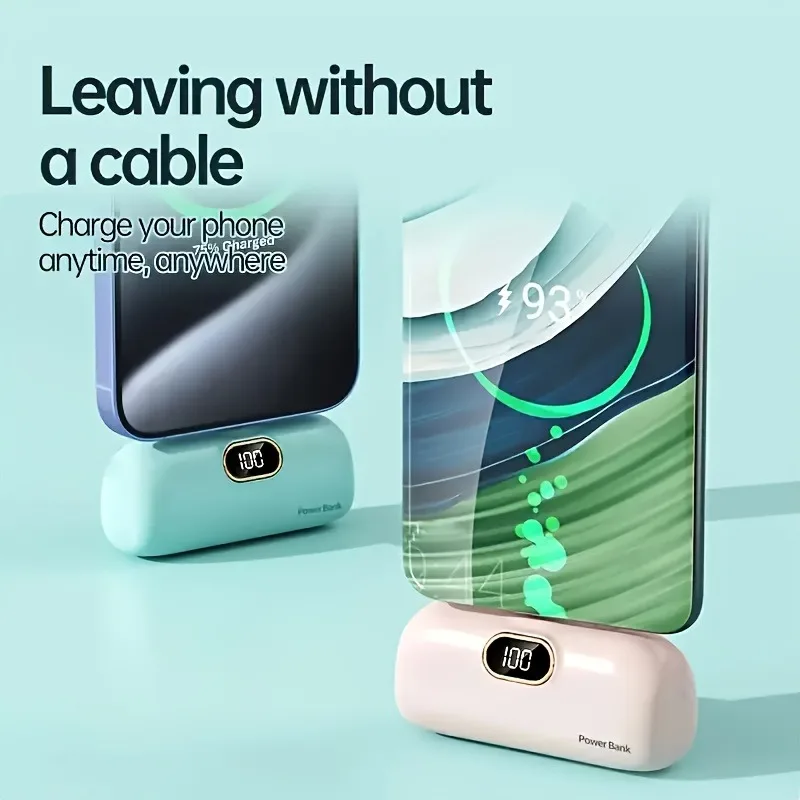 5000 мАч Мини Беспроводной Power Bank Капсула Мобильный Источник питания Аварийная быстрая зарядка Внешняя батарея для IPhone Samsung
5000 мАч Мини Беспроводной Power Bank Капсула Мобильный Источник питания Аварийная быстрая зарядка Внешняя батарея для IPhone Samsung