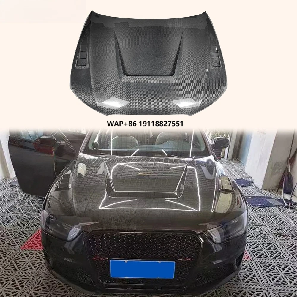 For A4 B8.5 Sedan 4 Door 2013-16 Carbon LY Style Front Vented Cooling Hood
For A4 B8.5 Sedan 4 Door 2013-16 Carbon LY Style Front Vented Cooling Hood