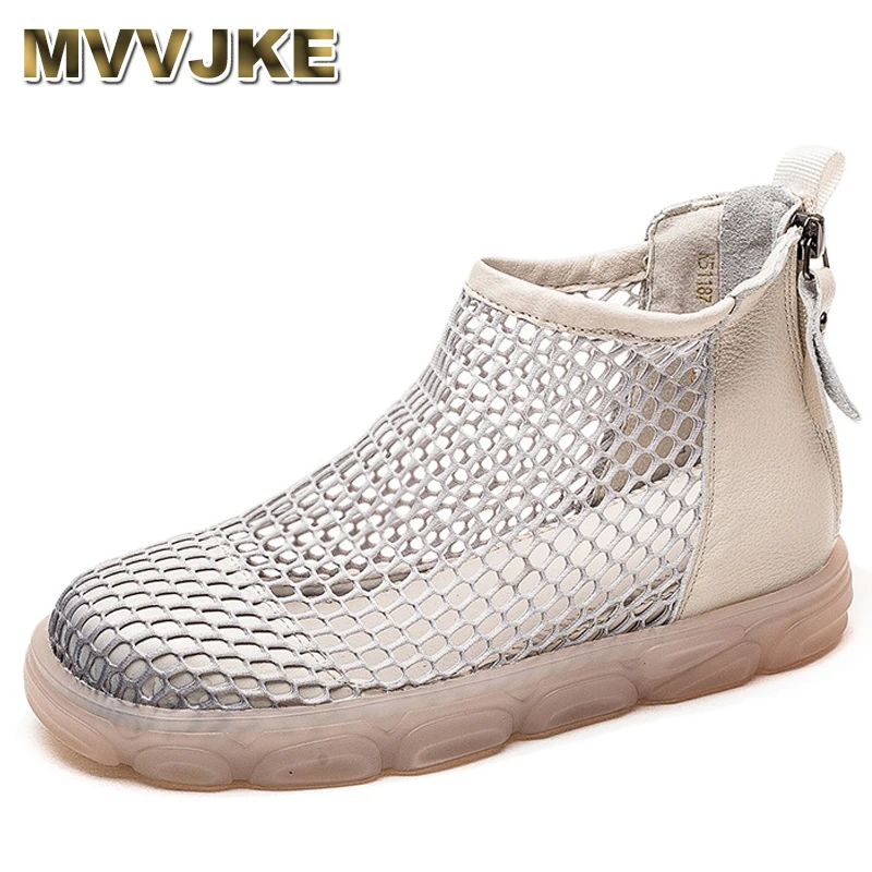 Fashion Sandals Mesh Genuine Leather Shoes Woman Flat Sandals New Breathable Cool Boots Summer Women Sandals
Fashion Sandals Mesh Genuine Leather Shoes Woman Flat Sandals New Breathable Cool Boots Summer Women Sandals