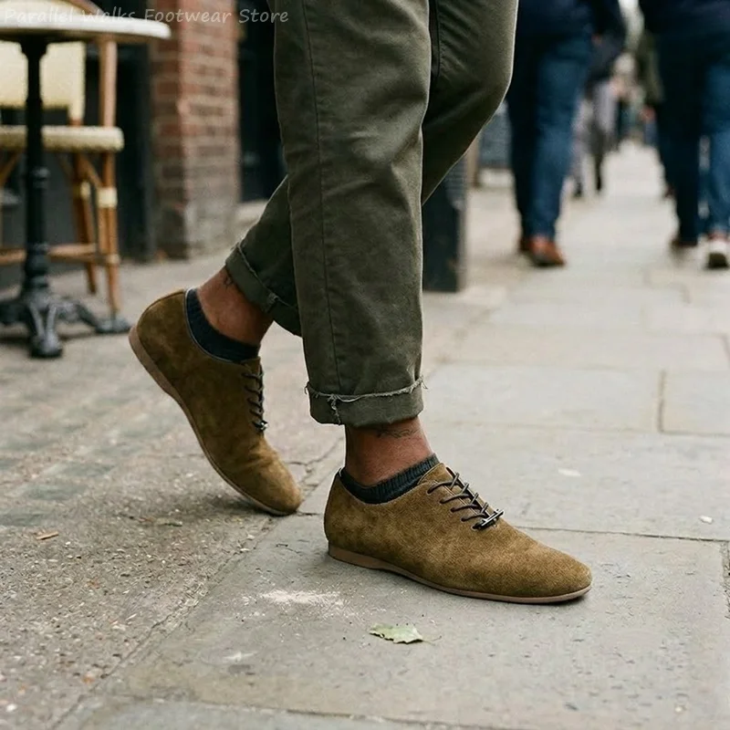 Designer Men Sneakers And Casual Shoes Smooth Leather Suede Lace Up Oxford Derby Dress Footwear Luxury Walking Flat Man Shoes
Designer Men Sneakers And Casual Shoes Smooth Leather Suede Lace Up Oxford Derby Dress Footwear Luxury Walking Flat Man Shoes