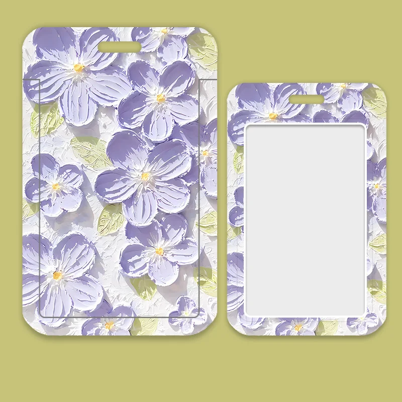 1pc Women Pink/Purple Flower Business Card Holder Cartoon Credit Card Holders Bank ID Holders Badge Card Cover Case With Rope
1pc Women Pink/Purple Flower Business Card Holder Cartoon Credit Card Holders Bank ID Holders Badge Card Cover Case With Rope