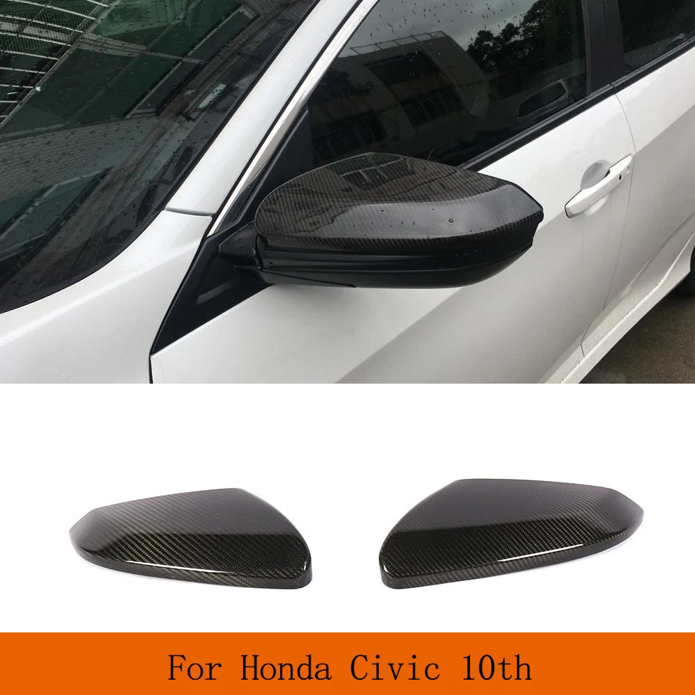 DRY Carbon Fiber Car Rearview Side Mirror Cover Shell Cap Exterior Sticker Rear View Case Trim For Honda Civic 10th 2016-2018
DRY Carbon Fiber Car Rearview Side Mirror Cover Shell Cap Exterior Sticker Rear View Case Trim For Honda Civic 10th 2016-2018