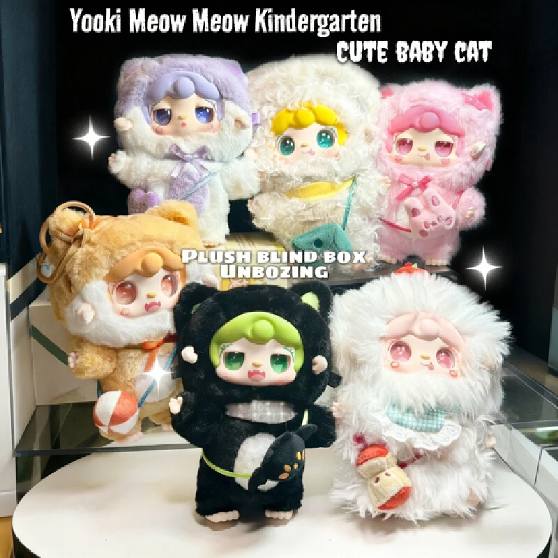 Original Yooki V2 Kitten Kindergarten Plush Blind Box Bag Decoration Pendant Keychain Doll Home Decoration Holiday Surprise Gift
Original Yooki V2 Kitten Kindergarten Plush Blind Box Bag Decoration Pendant Keychain Doll Home Decoration Holiday Surprise Gift