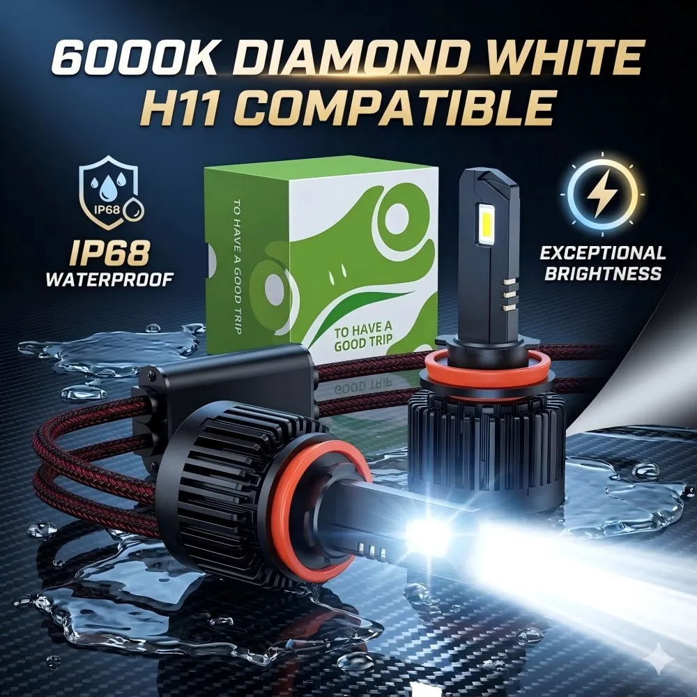 H11 Headlight Bulbs for Car LED Light Auto Accessories Light Plug&Play IP67 Waterproof Jeep Fog Lamp Lights Bulbs NILIGHT
H11 Headlight Bulbs for Car LED Light Auto Accessories Light Plug&Play IP67 Waterproof Jeep Fog Lamp Lights Bulbs NILIGHT